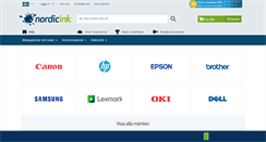 Desktop Screenshot of nordicink.se